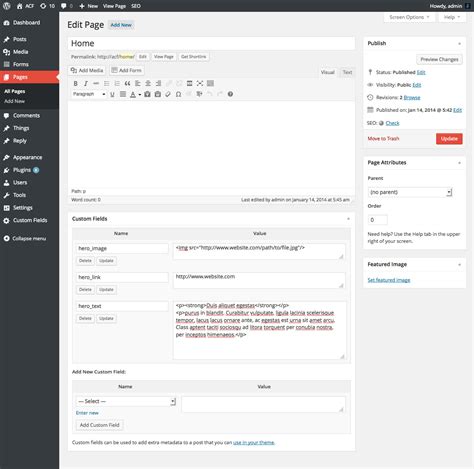 advanced custom fields get field.